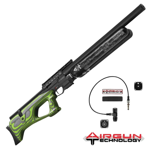 AGN Uragan 3 King 6.35 mm Yeşil Lamine PCP Havalı Tüfek