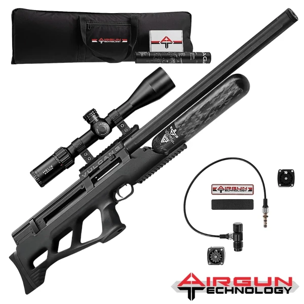 AGN Vulcan 3 Long 700 mm 5.5 mm PCP Havalı Tüfek - Siyah