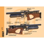 Airmaks Krait L 5.5 mm PCP Havalı Tüfek - Siyah - görsel 6