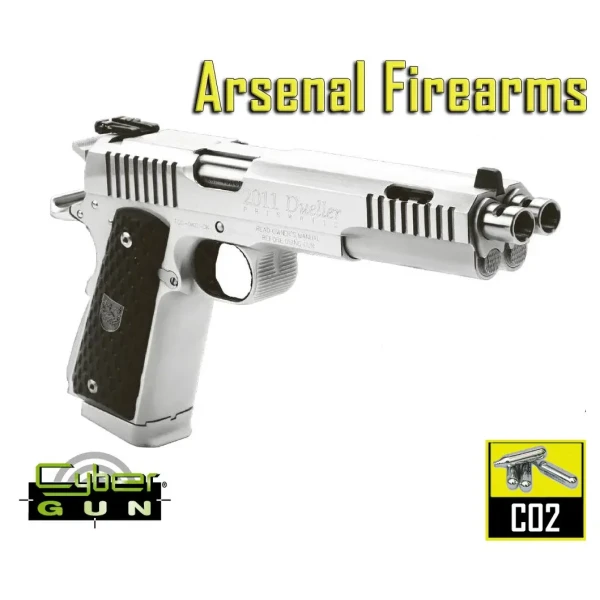 CYBERGUN Arsenal Firearms Çift Namlu Co2 Havalı Tabanca