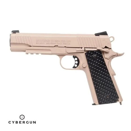 CYBERGUN Swiss Arms 1911 M.Rail 4.5mm Havalı Tabanca