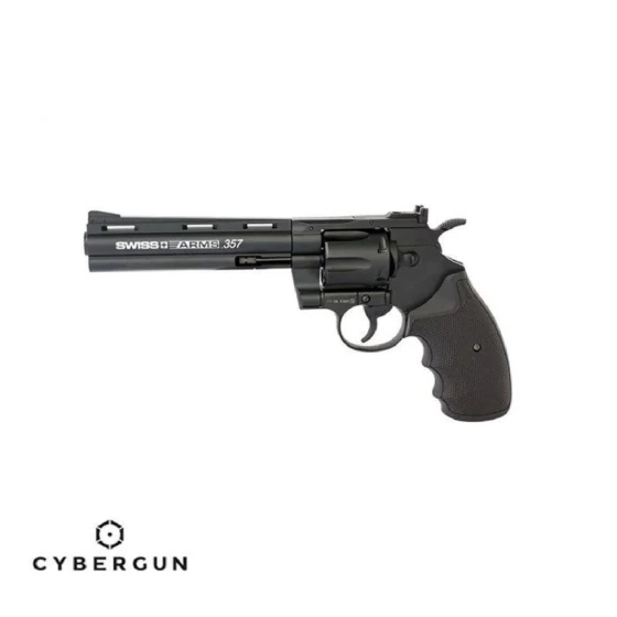 CYBERGUN Swiss Arms SmithWesson 357 6"namlu 4.5mm Havalı Tabanca