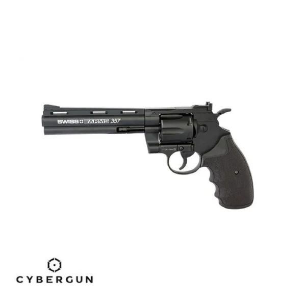 CYBERGUN Swiss Arms SmithWesson 357 6"namlu 4.5mm Havalı Tabanca