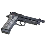 KLI Beretta KL9A3 Sup Siyah G10 Grip CO2 Blowback 4.5 mm Havalı Tabanca - görsel 4