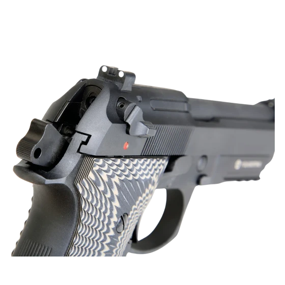 KLI BERETTA KL9A3 Sup SIYAH (G10 Grip) CO2 BLOWBACK 4.5mm Havalı Tabanca