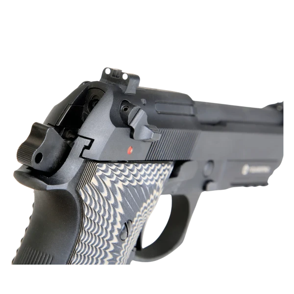 KLI Beretta KL9A3 Sup Siyah G10 Grip CO2 Blowback 4.5 mm Havalı Tabanca