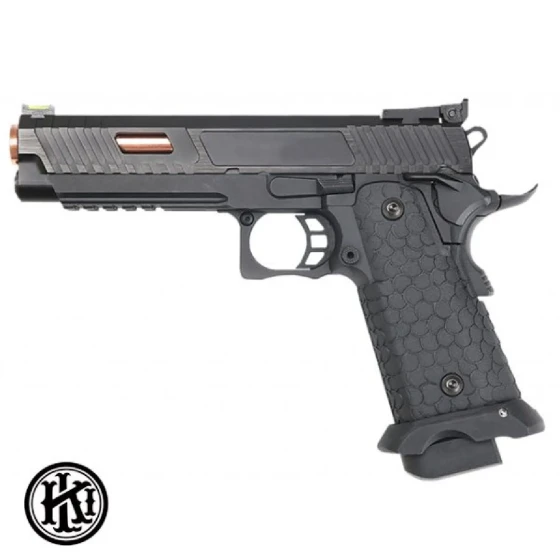 KLI HI-CAPA JW3 5.1 BABAYAGA CO2 BLOWBACK - ÇELİK BB 4.5mm Havalı Tabanca - Siyah