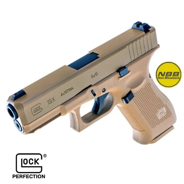UMAREX Glock 19X 4.5mm Desert NBB Havalı Tabanca