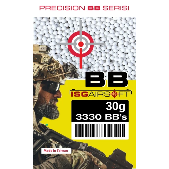 ISG Airsoft Taiwan 0.30GR BB 3300Adet