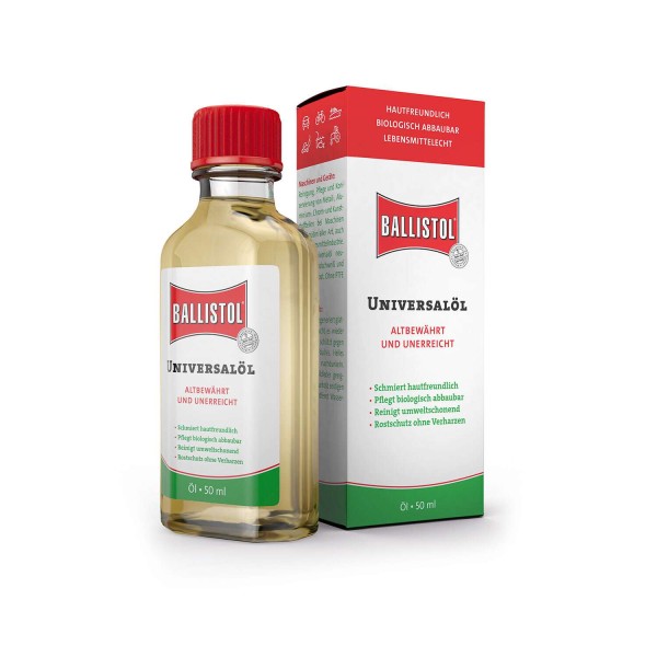 Ballistol Universal Cam Şişe 50 ml Yağ