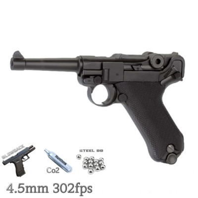 KWC KMB41 Luger P08 CO2 4.5mm Havalı Tabanca