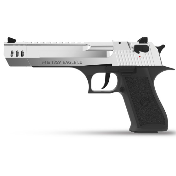 Retay Eagle LU Parlak Krom Kurusıkı Tabanca 9mm-00001