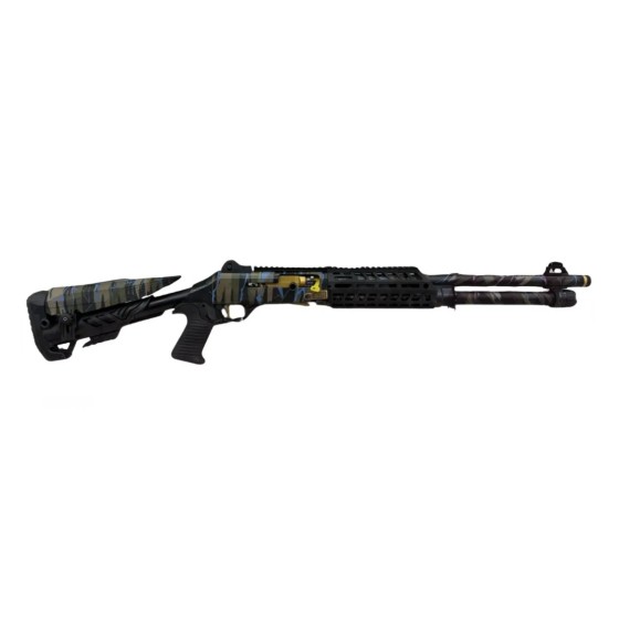 Aksa Crossfire S4 Extreme Pro Camo 3 Mavi Otomatik Av Tüfeği