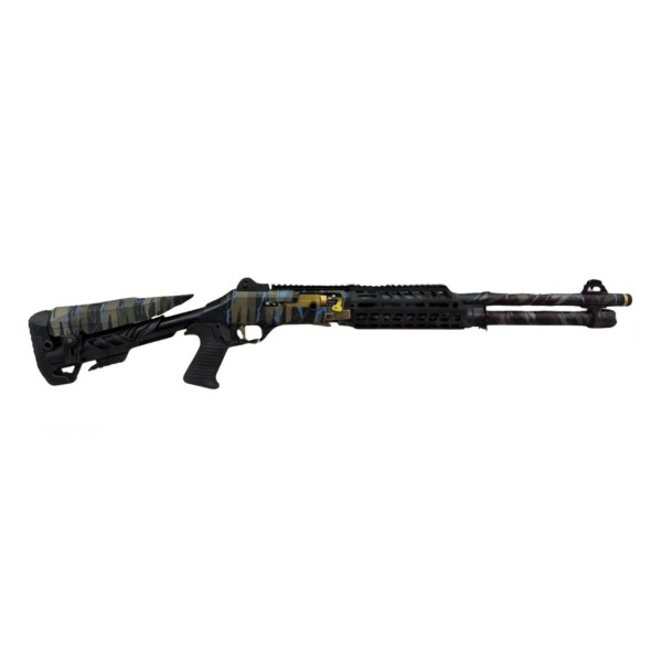 Aksa Crossfire S4 Extreme Pro Camo 3 Mavi Otomatik Av Tüfeği