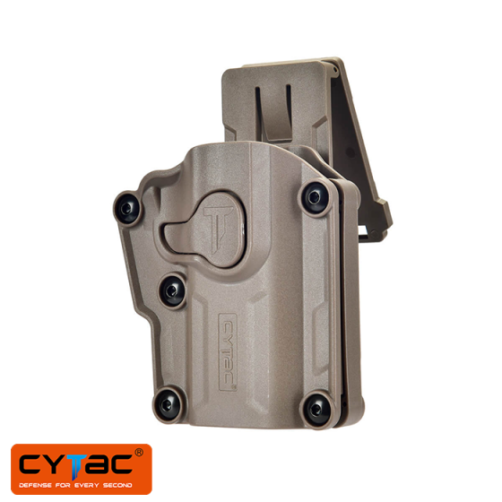CYTAC Bel Klipsli Mega-Fit Universal Holster Kılıf FDE
