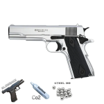 EKOL ES 1911 Colt Parlak Beyaz Havalı Tabanca - Blowback - görsel 1