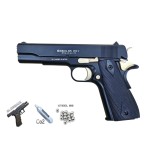 EKOL ES 1911 Colt Siyah Gold Havalı Tabanca - Blowback - görsel 1