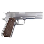 WE COLT 1911 Silver Kahve Kabza GBB Airsoft Tabanca - görsel 2