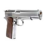 WE COLT 1911 Silver Kahve Kabza GBB Airsoft Tabanca - görsel 4