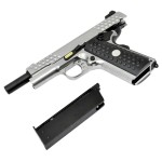 WE Colt 1911 Knight Hawk Silver GBB Airsoft Tabanca - görsel 5