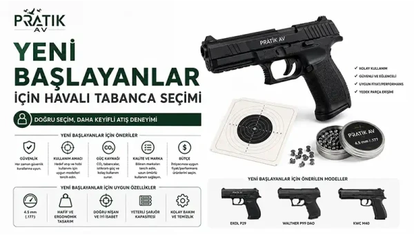 Yeni Başlayanlar İçin Havalı Tabanca Seçimi