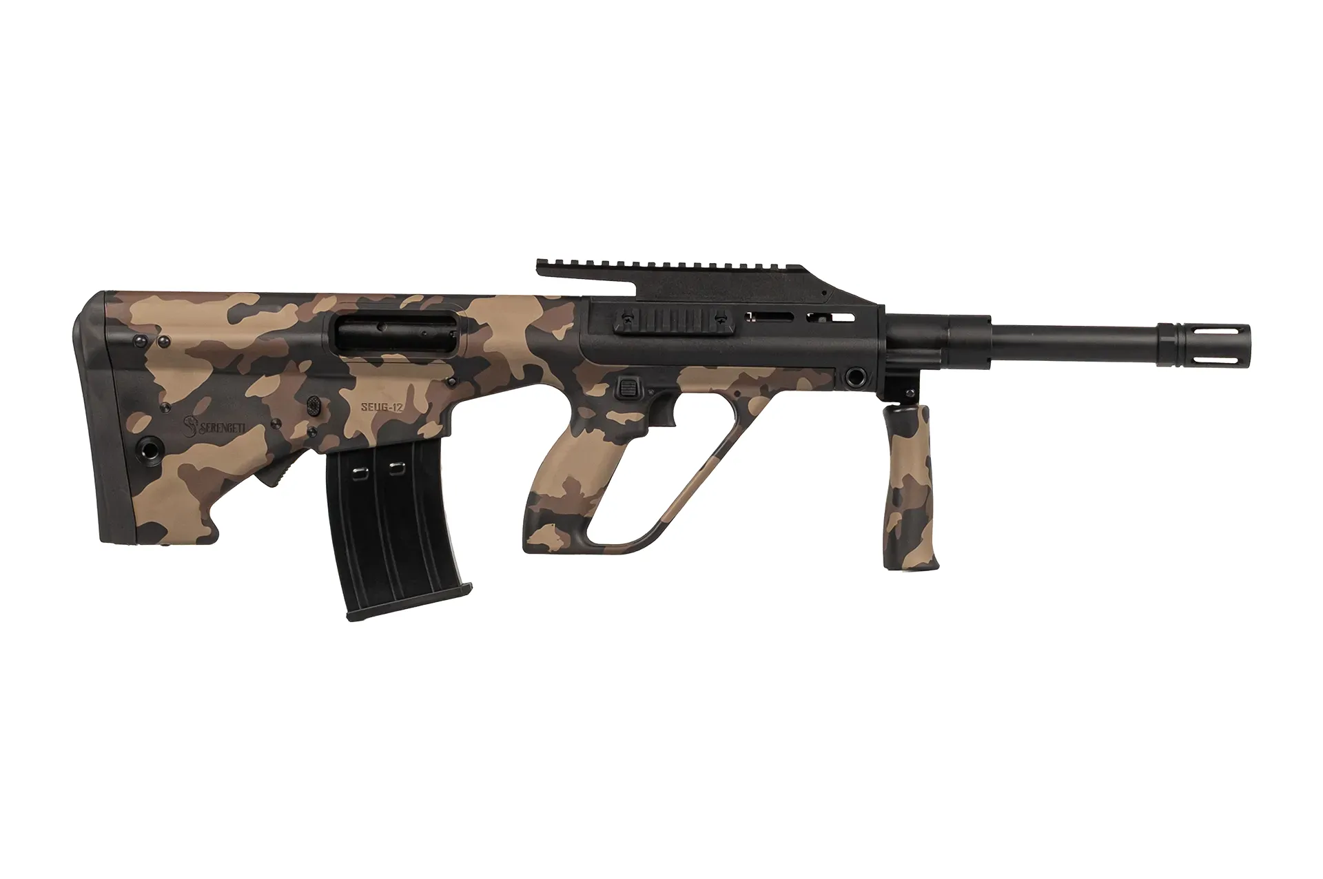 Serengeti AUG 12 Çöl Camo Bullpup Otomatik Av Tüfeği